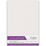 Centura Pearl Single A4 Card 10 Pack - Snow White Hint of Silver