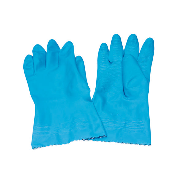 Rubber Gloves Medium Blue (Pack of 12) 803191