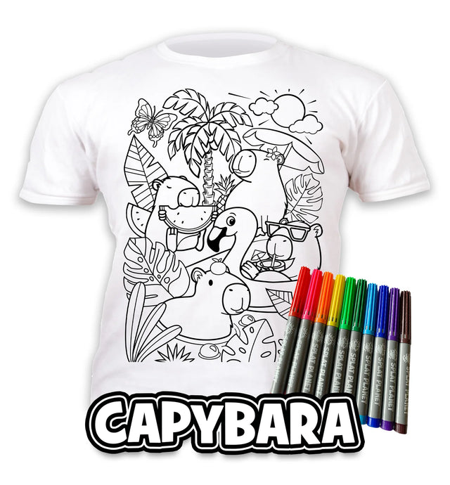 Splat Planet PYO T-Shirt: Capybara