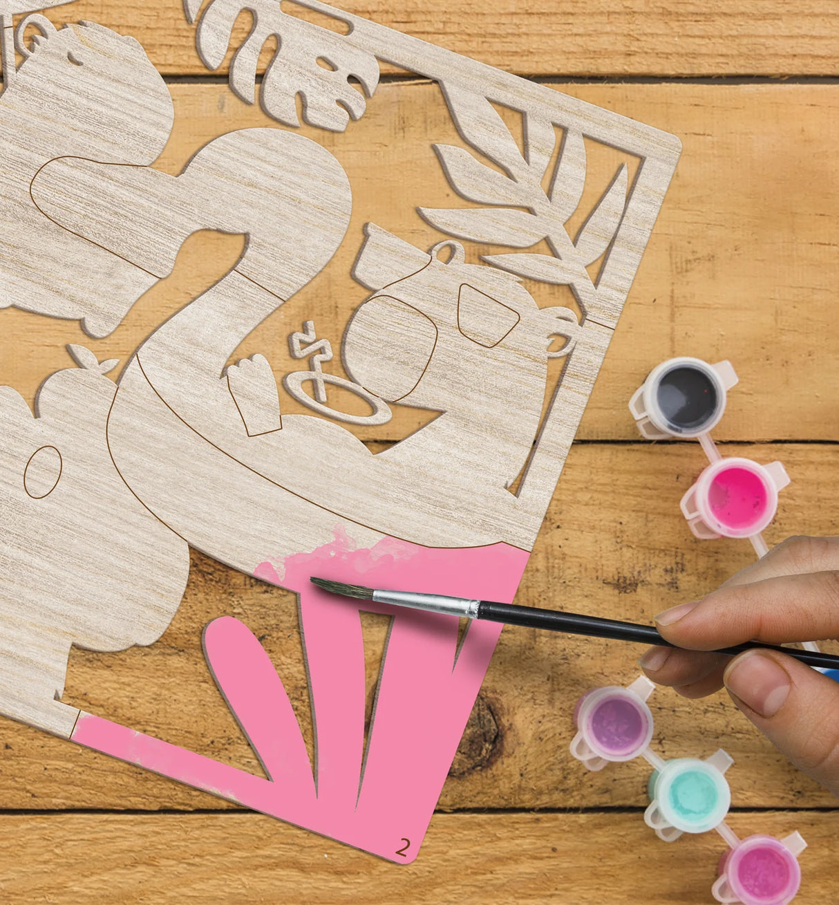 Splat Planet Wood Art Kit - Capybara