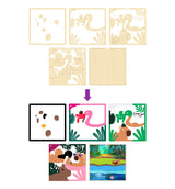 Splat Planet Wood Art Kit - Capybara