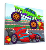 Clay Painting Kit 40x30cm - Cars
