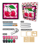 Splat Planet Wood Art Kit - Cherry Pop