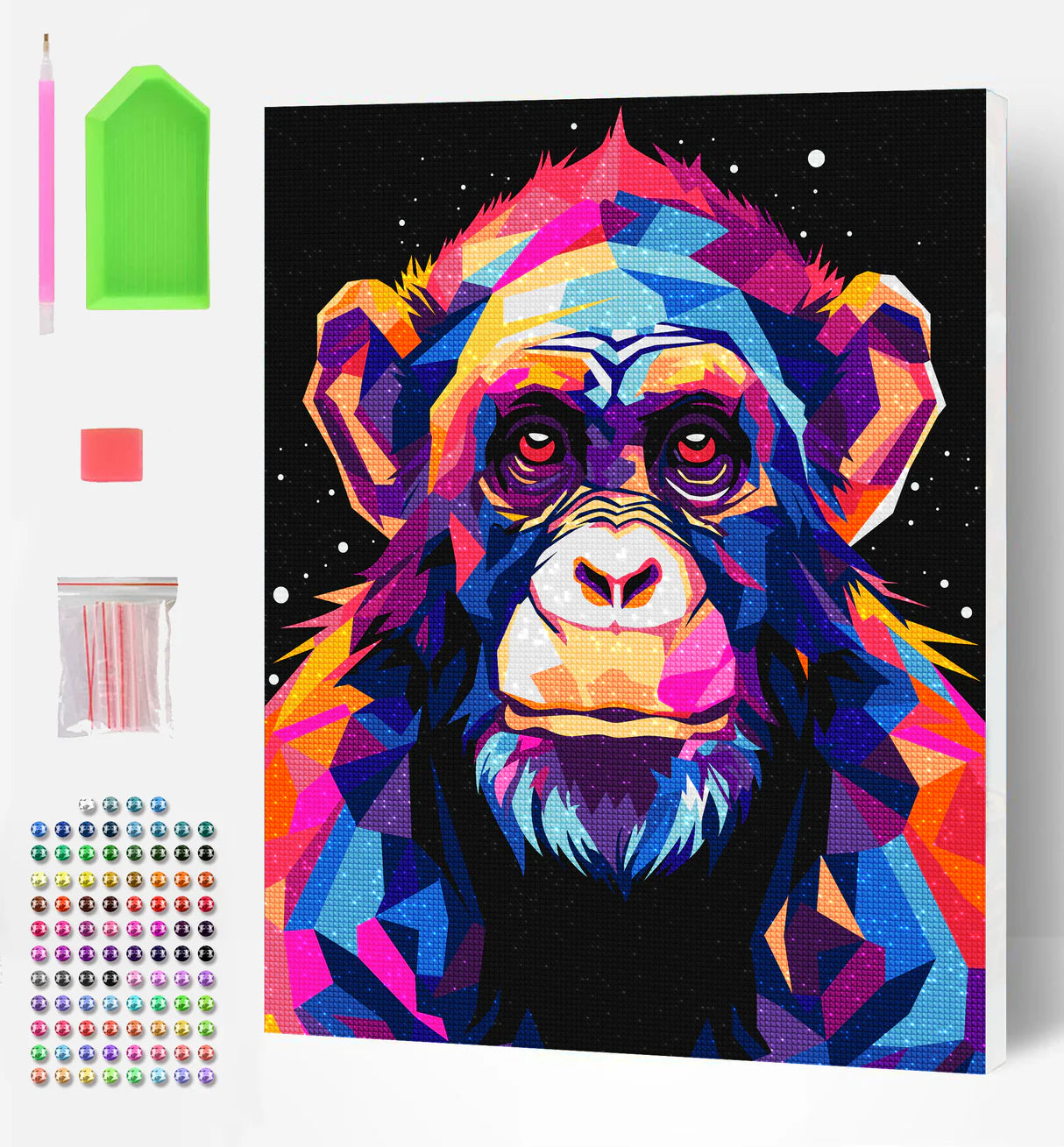 Diamond Art Set - Chimpanzee