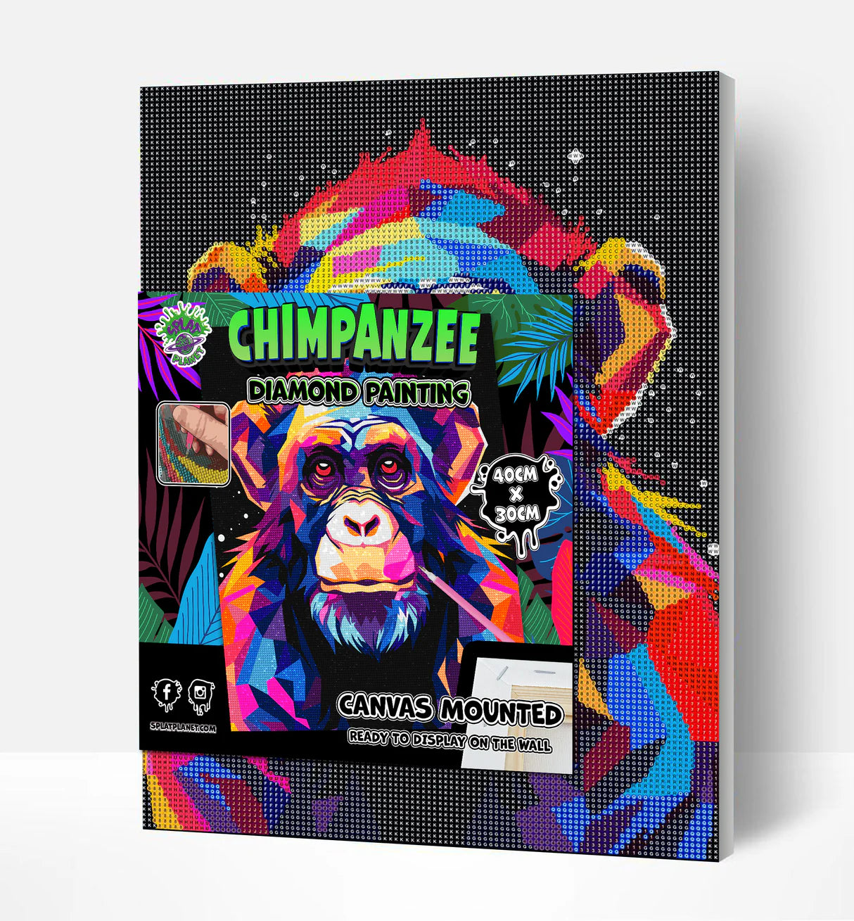 Diamond Art Set - Chimpanzee