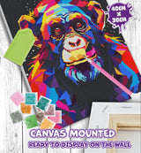 Diamond Art Set - Chimpanzee