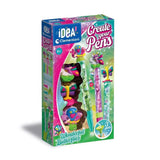 Box of Ideal Create your Pens with colorful pens and butterfly design on a white background