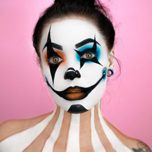 Step 2 - Scary Circus Clown Face Painting Guide