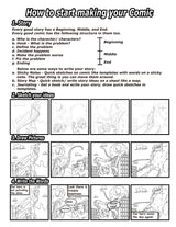Big Blank Comic Book For Kids