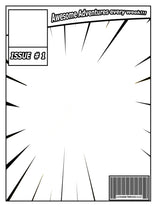 Big Blank Comic Book For Kids