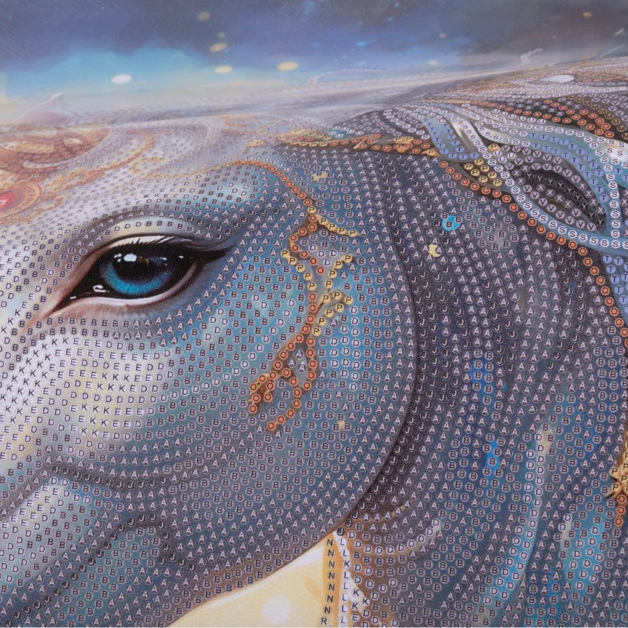 Crystal Art Scroll Kit 40x50cm - Cosmic Unicorn