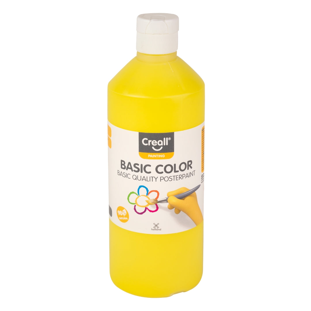 Creall Basic Colour Poster Paint 500ml - Yellow