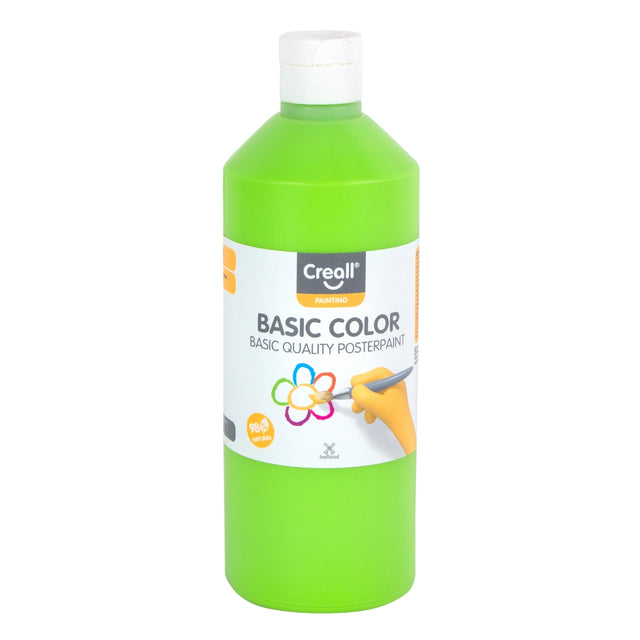 Creall Basic Colour Poster Paint 500ml - Light Green