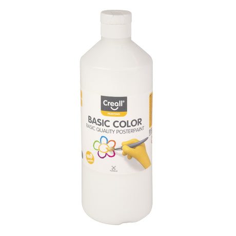 Creall Basic Colour Poster Paint 500ml - White