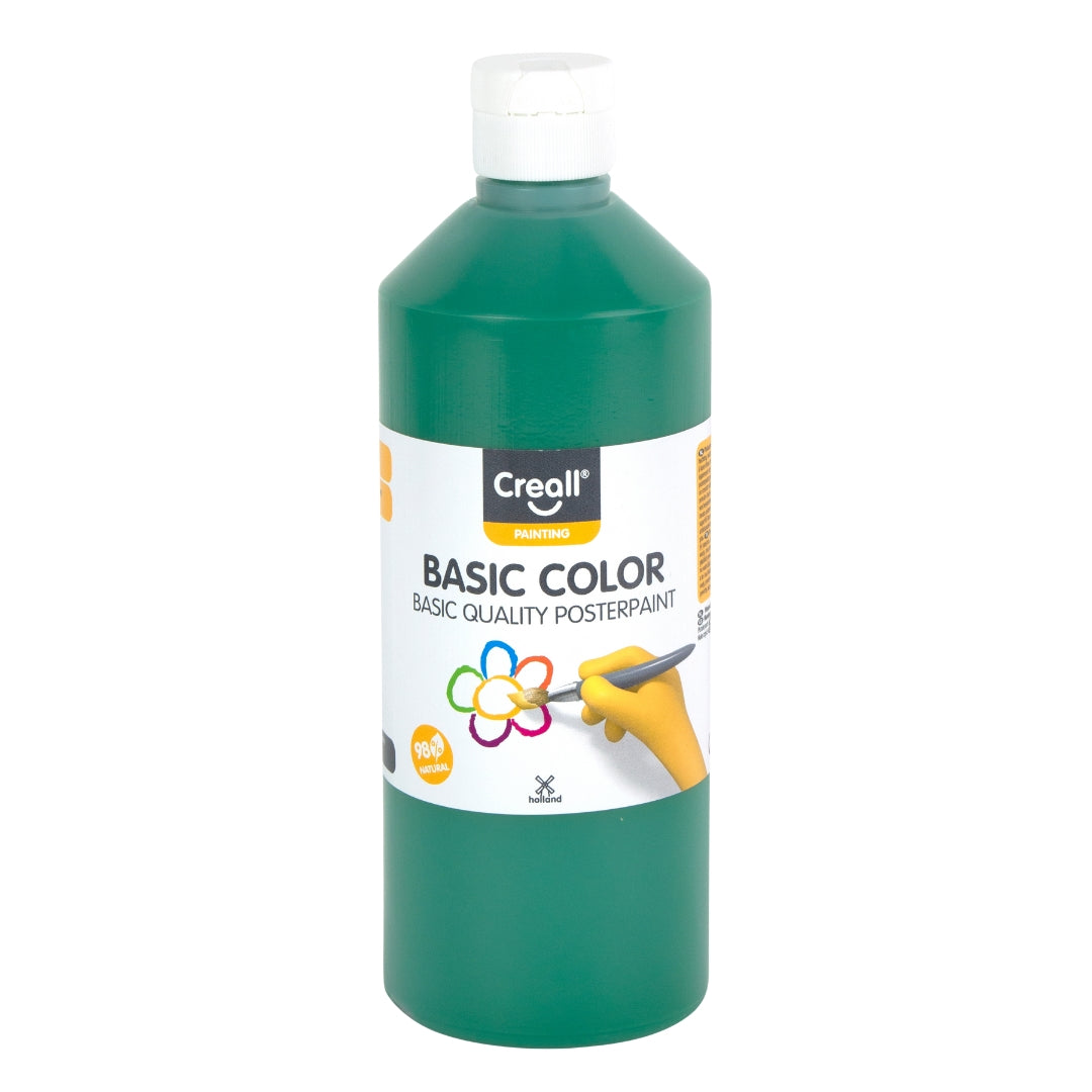 Creall Basic Colour Poster Paint 500ml - Dark Green