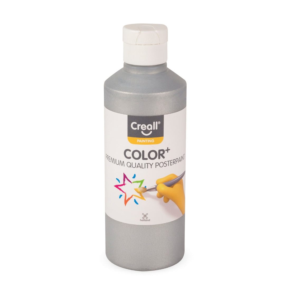 Creall Colour+ Poster Paint 250ml - Silver – Art & Hobby