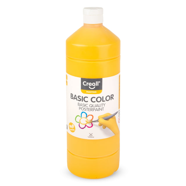 Creall Basic Colour Poster Paint 1000ml - Dark Yellow