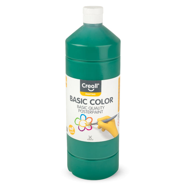 Creall Basic Colour Poster Paint 1000ml - Dark Green
