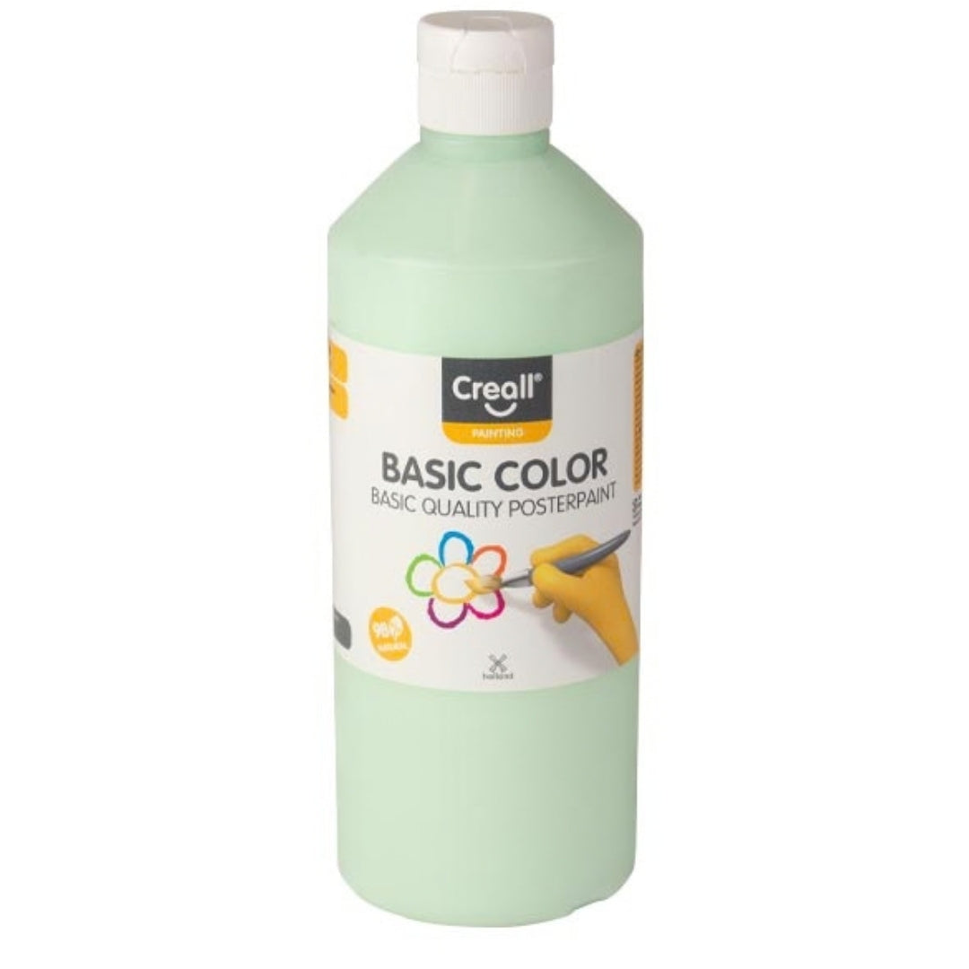 Creall Basic Colour Poster Paint 500ml - Pastel Green