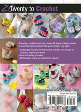 20 to Crochet: Crocheted Baby Shoes Book