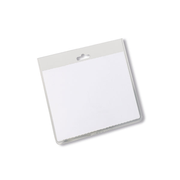 Durable Name Badge with Euro Perforation 60x90mm (Pack of 5) 820919