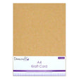 Dovecraft Premium A4 240gsm Card - Kraft (10 Pack)