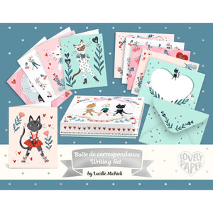 Djeco Lucille Michieli Writing Cards & Envelopes Set