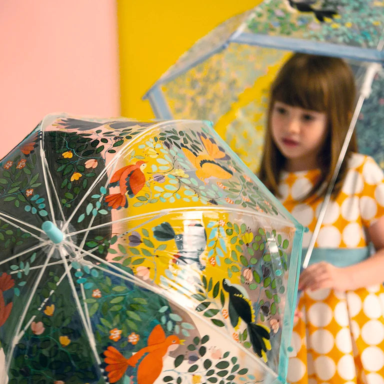 Djeco Children's Umbrella - Flowers and Birds