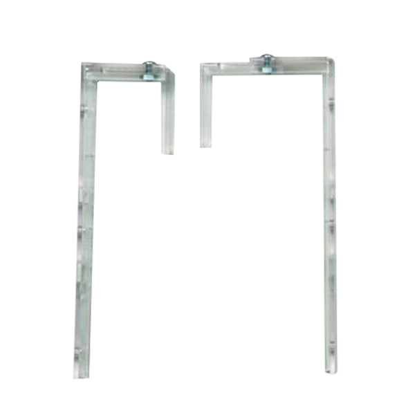 Deflecto Lit Wallrack Bracket Clr 2
