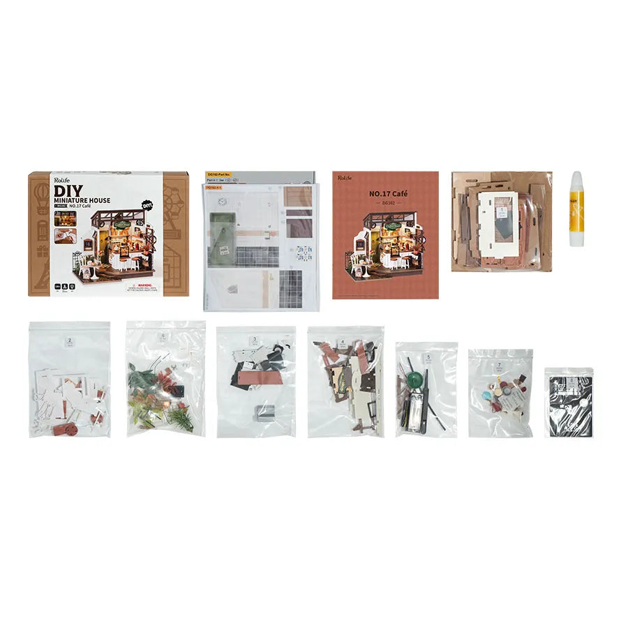 DIY Miniature House Kit - No.17 Café