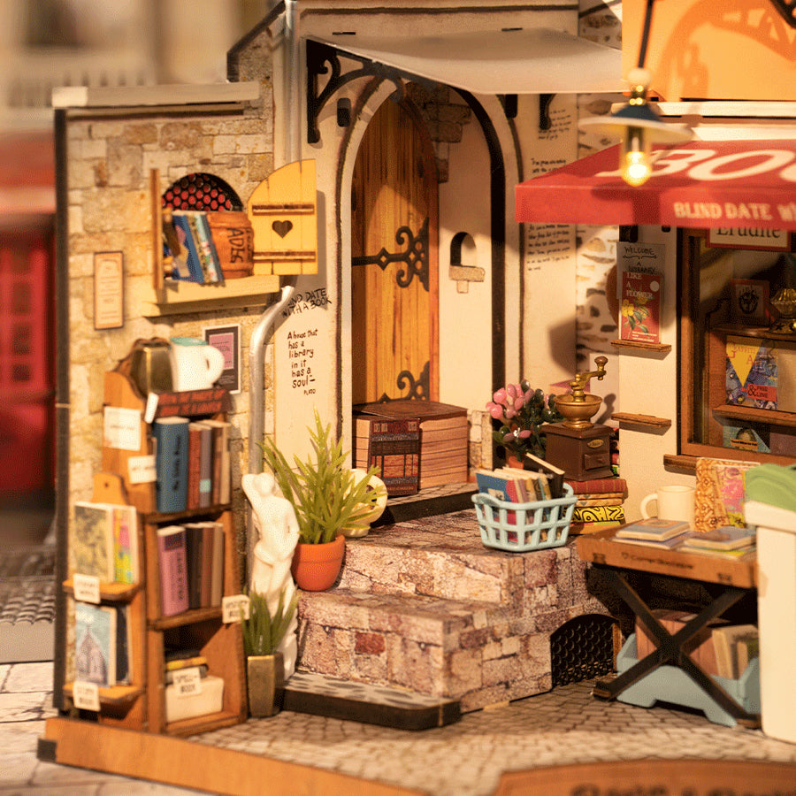 Rolife DIY Miniature House - Corner Bookstore