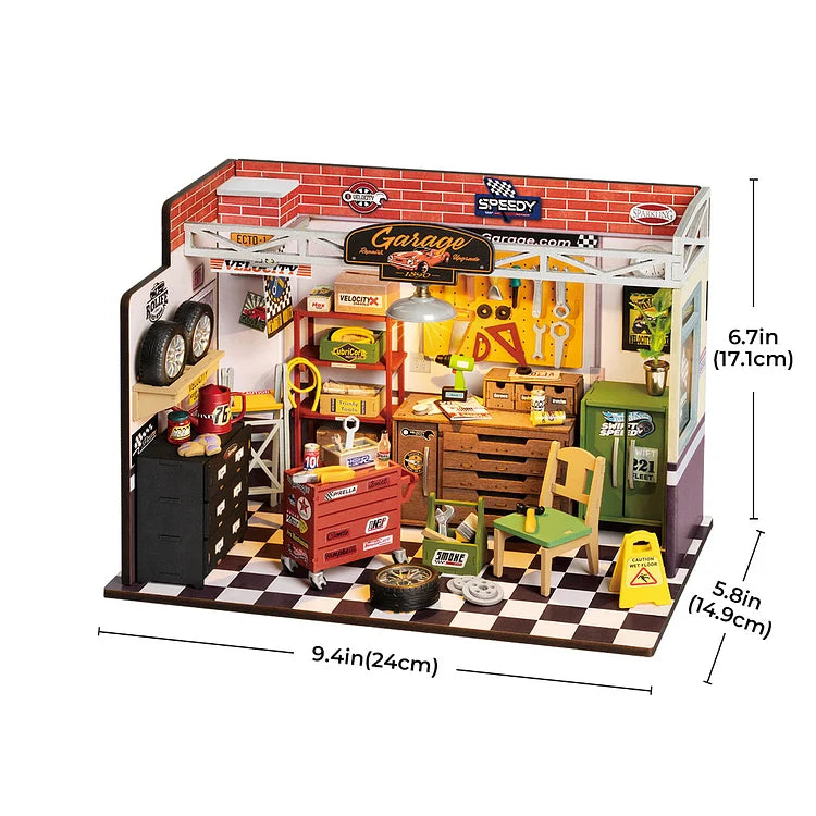 Rolife DIY Miniature House - Garage Workshop