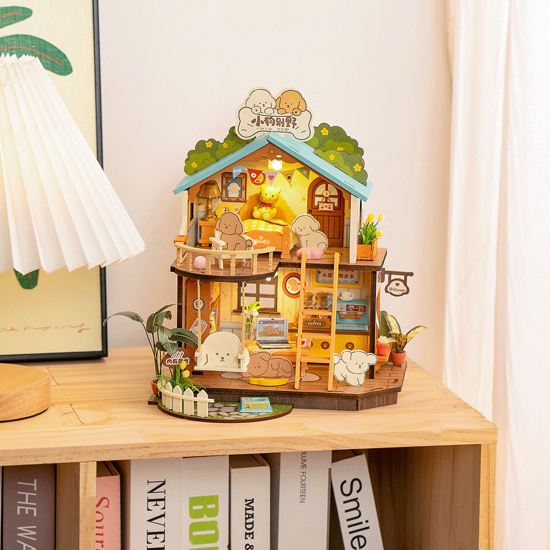 DIY Miniature House - Puppys Cozy Villa