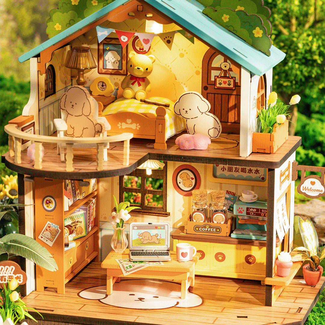 DIY Miniature House - Puppys Cozy Villa