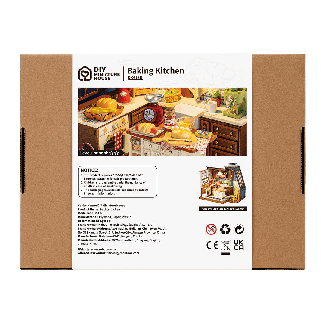 Rolife DIY Miniature House Kit - Baking Kitchen