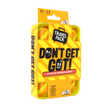Yellow travel pack of 'Don't Get Got!' game on a white background
