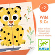 Djeco Wooden Puzzle Wild Animals