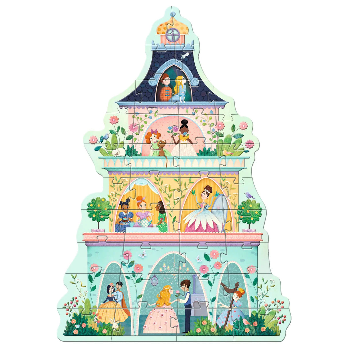 Princess Tower 36 pc Giant Floor Puzzle