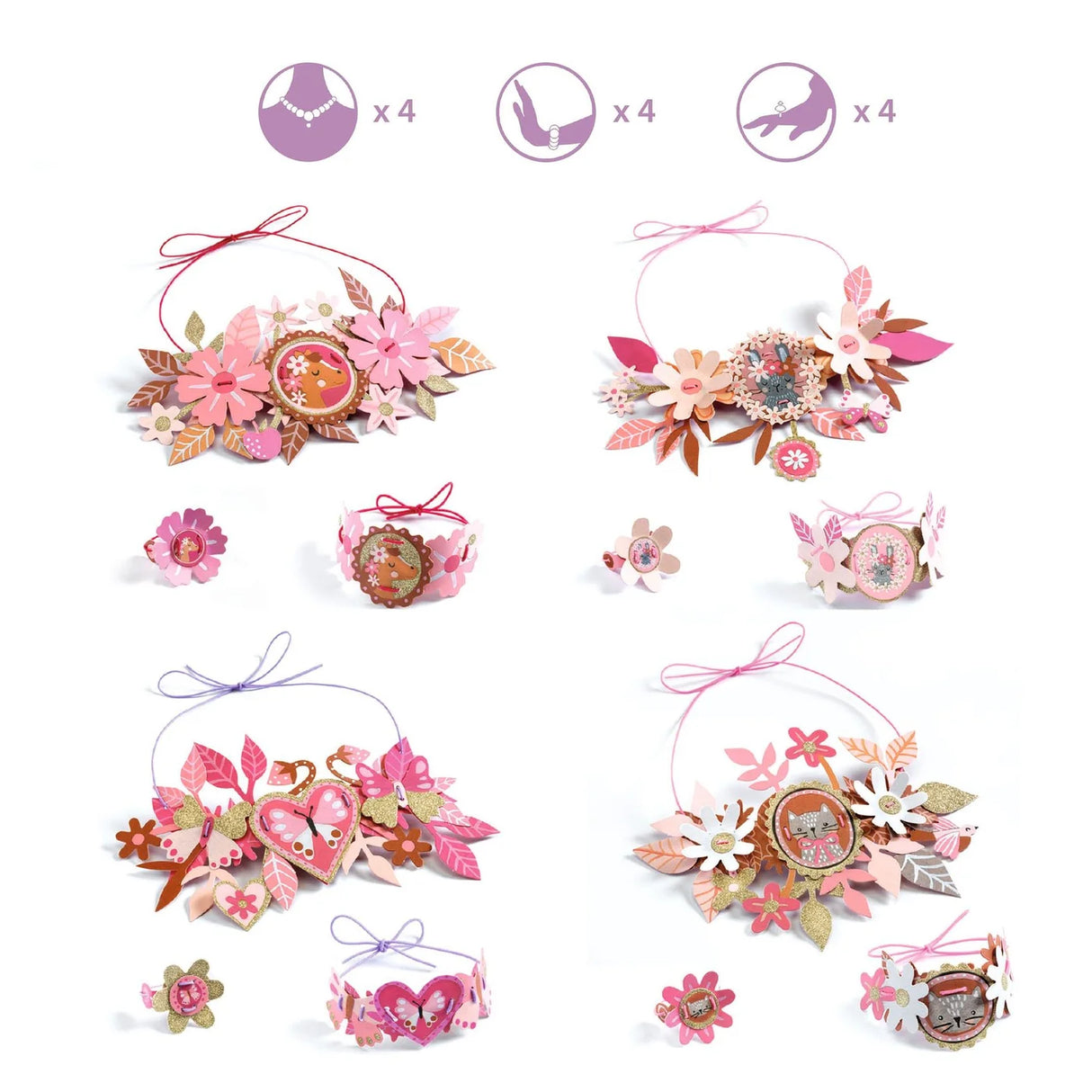 Djeco Do it Yourself Kit - Jewellery Delicate Medallions