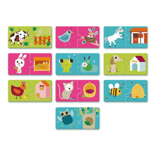 Djeco Habitat Jigsaw Puzzles for Children