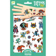 Djeco Temporary Tattoos - Heroes vs Villains