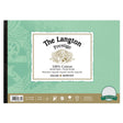 Daler Rowney The Langton Prestige art paper pad with branding on a green background