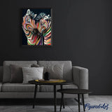 Diamond Art Kit 40x50cm - Couple ofZebras
