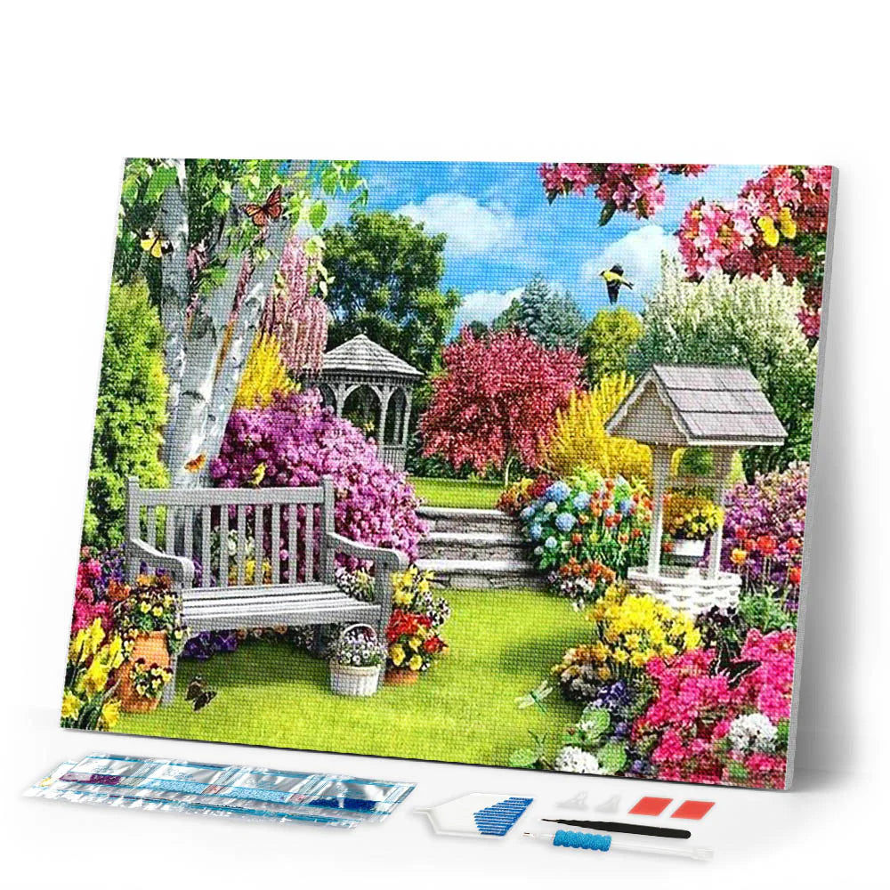 Diamond Art Kit 40x50cm - Garden