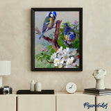 Diamond Art Kit 40x50cm - Tits On Branch