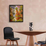 Diamond Art Kit 40x50cm - Lake In Autumn