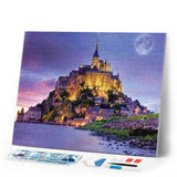 Diamond Art Kit 40x50cm - Mont Saint Michel