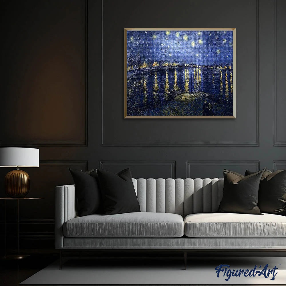 Diamond Art Kit 40x50cm - Van Gogh Starry Night Over The Rhone