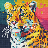 Diamond Art Kit 25x25cm - Leopard Abstract Pop Art