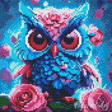 Diamond Art Kit 25x25cm - Little Blue Owl